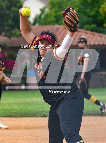 Thumbnail 1 in Calvary Christian Academy vs Holtville (CIF D4 Play-In Game) photogallery.
