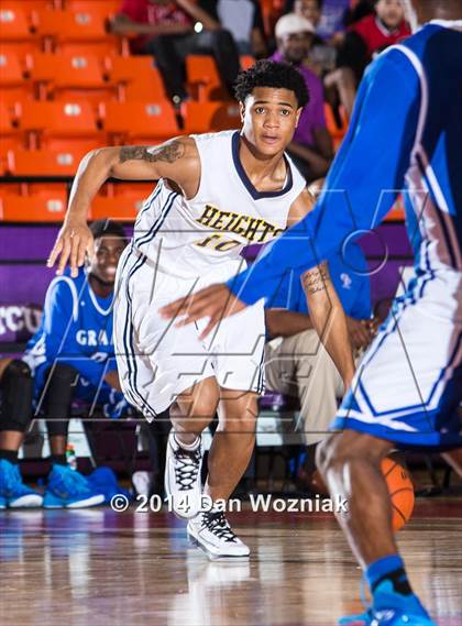Thumbnail 3 in Grand Prairie vs. Arlington Heights (DFW Basketball Challenge) photogallery.