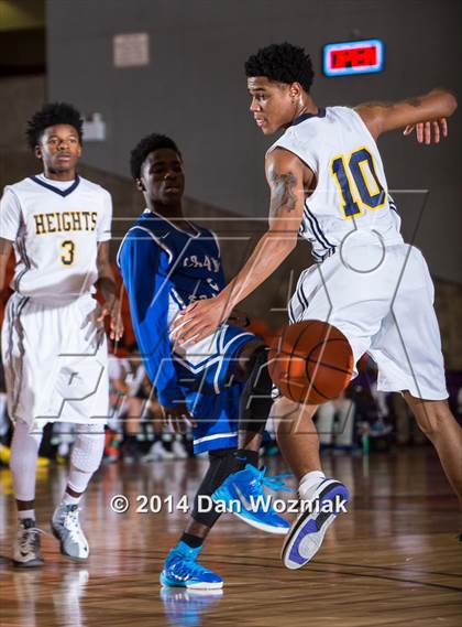 Thumbnail 1 in Grand Prairie vs. Arlington Heights (DFW Basketball Challenge) photogallery.