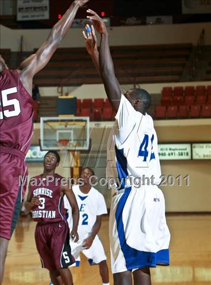 Thumbnail 2 in Estacado vs. Sunrise Christian Academy (Fantasy of LIghts) photogallery.