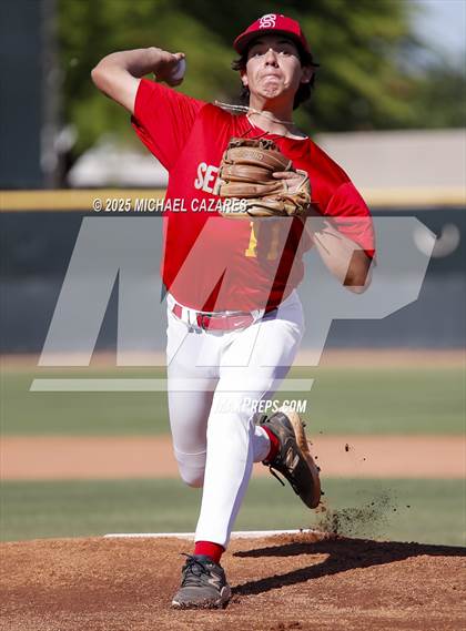 Thumbnail 1 in Gilbert Christian vs Seton Catholic photogallery.