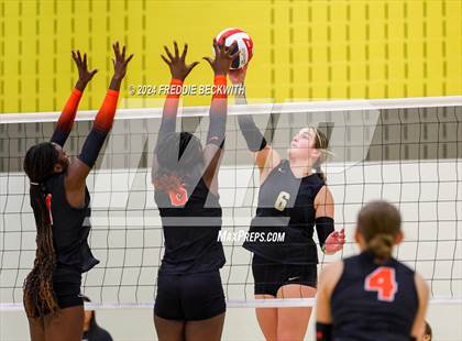 Thumbnail 1 in Whitesboro vs. Commerce (Hwy 75 Volleyfest) photogallery.