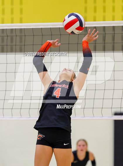 Thumbnail 2 in Whitesboro vs. Commerce (Hwy 75 Volleyfest) photogallery.