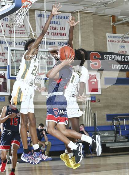 Thumbnail 3 in St. Francis Prep vs Holy Cross (CHSAA Spring Tournaent) photogallery.