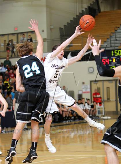 Thumbnail 2 in Archbishop Mitty vs Century (Les Schwab Invitational) photogallery.
