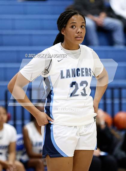 Thumbnail 2 in Belleville East vs. Marquette Catholic (12th Annual Columbia Girls Basketball Tip Off Classic) photogallery.