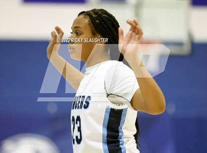 Thumbnail 2 in Belleville East vs. Marquette Catholic (12th Annual Columbia Girls Basketball Tip Off Classic) photogallery.