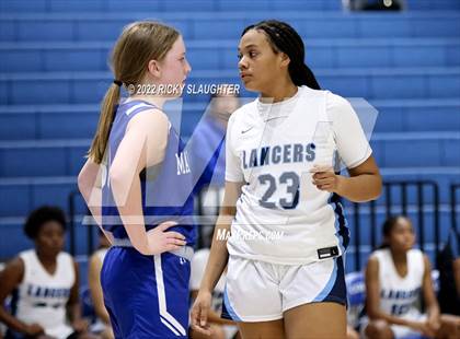 Thumbnail 2 in Belleville East vs. Marquette Catholic (12th Annual Columbia Girls Basketball Tip Off Classic) photogallery.