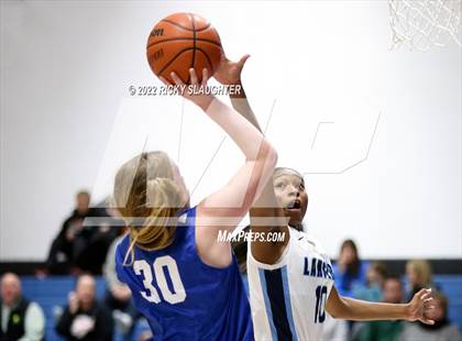 Thumbnail 1 in Belleville East vs. Marquette Catholic (12th Annual Columbia Girls Basketball Tip Off Classic) photogallery.