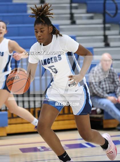 Thumbnail 1 in Belleville East vs. Marquette Catholic (12th Annual Columbia Girls Basketball Tip Off Classic) photogallery.
