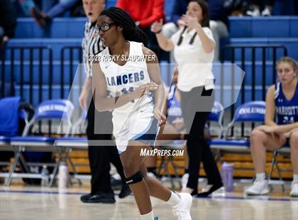 Thumbnail 1 in Belleville East vs. Marquette Catholic (12th Annual Columbia Girls Basketball Tip Off Classic) photogallery.