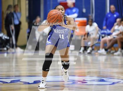 Thumbnail 3 in Belleville East vs. Marquette Catholic (12th Annual Columbia Girls Basketball Tip Off Classic) photogallery.