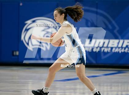 Thumbnail 3 in Belleville East vs. Marquette Catholic (12th Annual Columbia Girls Basketball Tip Off Classic) photogallery.