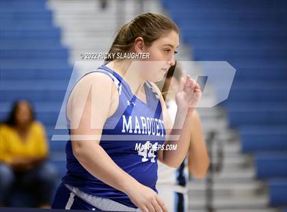 Thumbnail 3 in Belleville East vs. Marquette Catholic (12th Annual Columbia Girls Basketball Tip Off Classic) photogallery.