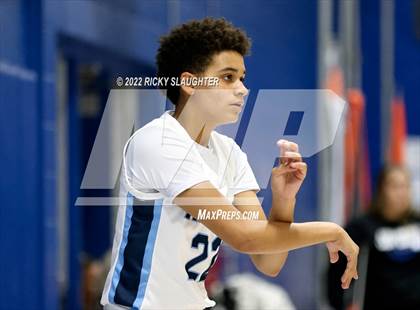 Thumbnail 2 in Belleville East vs. Marquette Catholic (12th Annual Columbia Girls Basketball Tip Off Classic) photogallery.