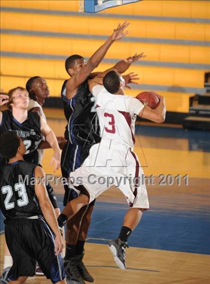 Thumbnail 3 in Mt. Zion Christian Academy vs Stoneridge Prep (National Prep Classic) photogallery.