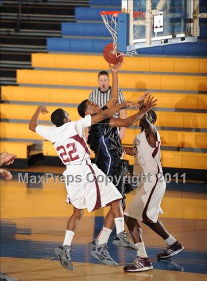 Thumbnail 2 in Mt. Zion Christian Academy vs Stoneridge Prep (National Prep Classic) photogallery.