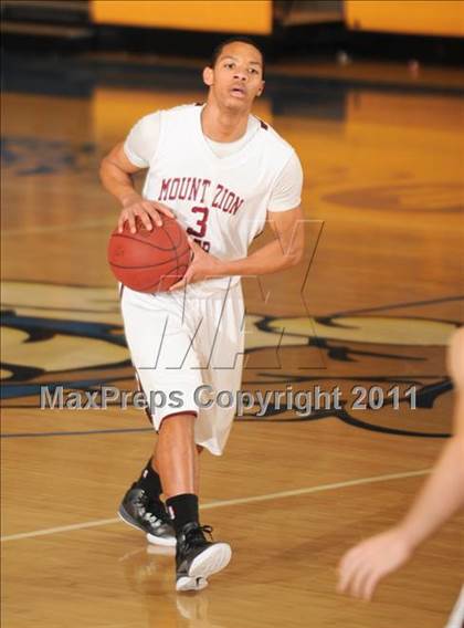 Thumbnail 3 in Mt. Zion Christian Academy vs Stoneridge Prep (National Prep Classic) photogallery.
