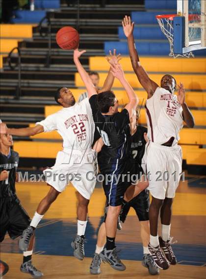 Thumbnail 1 in Mt. Zion Christian Academy vs Stoneridge Prep (National Prep Classic) photogallery.