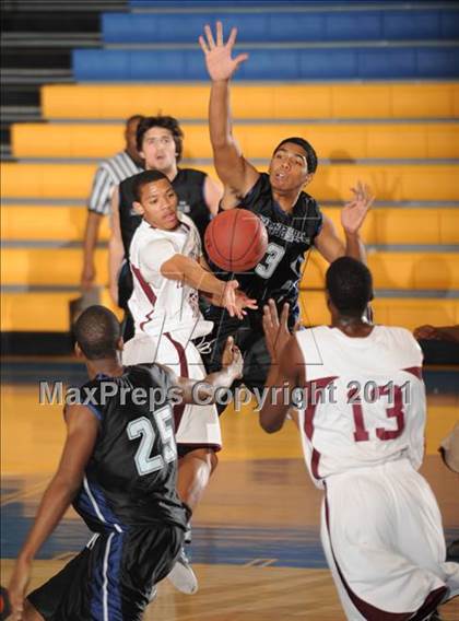 Thumbnail 3 in Mt. Zion Christian Academy vs Stoneridge Prep (National Prep Classic) photogallery.