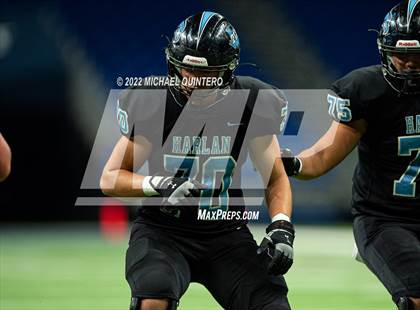 Thumbnail 2 in Vandegrift vs. Harlan (UIL 5A Division 2 Regional Playoff) photogallery.
