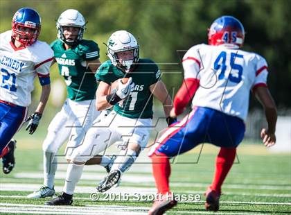 Thumbnail 3 in Kennedy vs. Allen Park (Prep Football Classic) photogallery.