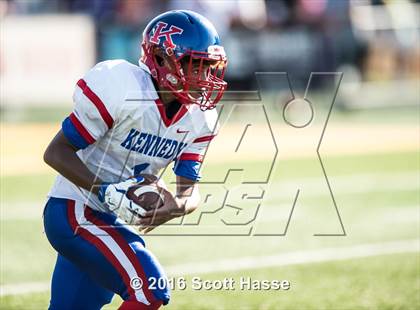 Thumbnail 2 in Kennedy vs. Allen Park (Prep Football Classic) photogallery.