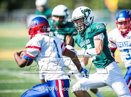 Thumbnail 3 in Kennedy vs. Allen Park (Prep Football Classic) photogallery.