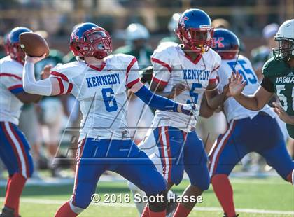 Thumbnail 1 in Kennedy vs. Allen Park (Prep Football Classic) photogallery.