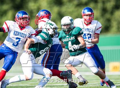 Thumbnail 2 in Kennedy vs. Allen Park (Prep Football Classic) photogallery.