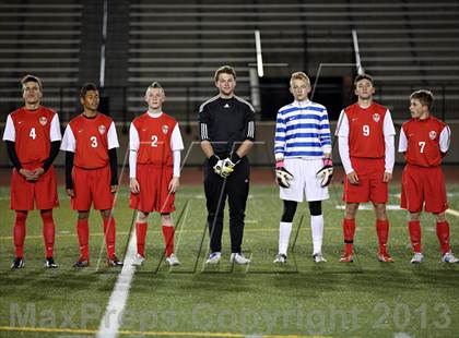 Thumbnail 1 in Denver East vs. Rock Canyon (CHSAA 5A Semifinal) photogallery.