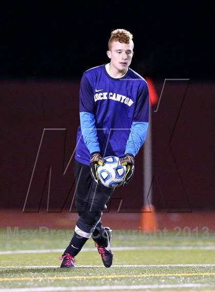 Thumbnail 2 in Denver East vs. Rock Canyon (CHSAA 5A Semifinal) photogallery.