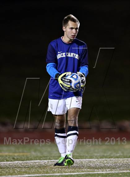 Thumbnail 3 in Denver East vs. Rock Canyon (CHSAA 5A Semifinal) photogallery.