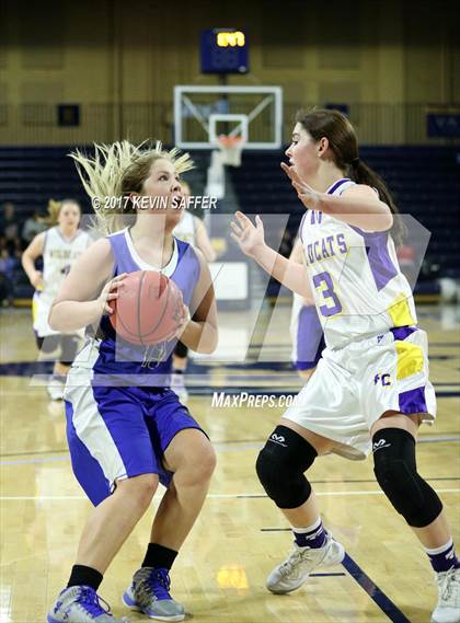 Thumbnail 2 in Kit Carson vs. Nucla  (CHSSA 1A First Round Playoff) photogallery.