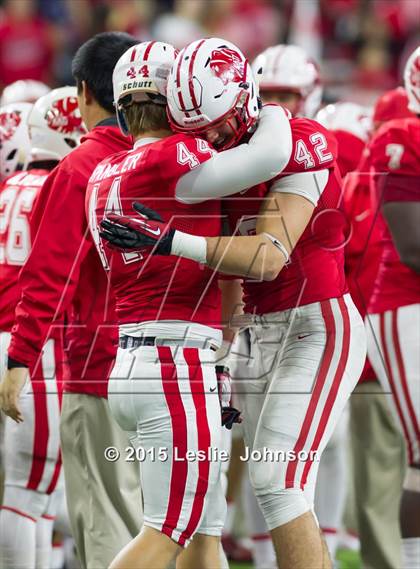 Thumbnail 2 in Katy vs. Lake Travis (UIL 6A Division II Final) photogallery.