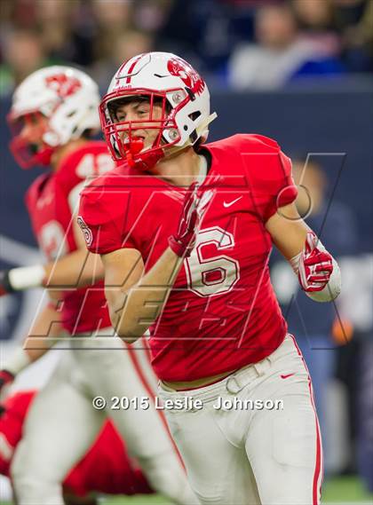 Thumbnail 1 in Katy vs. Lake Travis (UIL 6A Division II Final) photogallery.