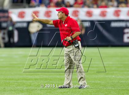 Thumbnail 2 in Katy vs. Lake Travis (UIL 6A Division II Final) photogallery.