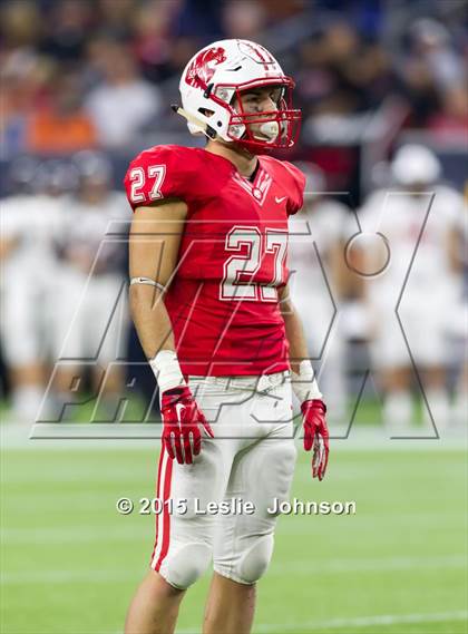 Thumbnail 1 in Katy vs. Lake Travis (UIL 6A Division II Final) photogallery.