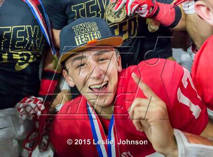 Thumbnail 1 in Katy vs. Lake Travis (UIL 6A Division II Final) photogallery.