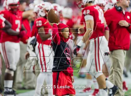 Thumbnail 1 in Katy vs. Lake Travis (UIL 6A Division II Final) photogallery.