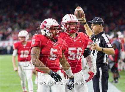 Thumbnail 1 in Katy vs. Lake Travis (UIL 6A Division II Final) photogallery.