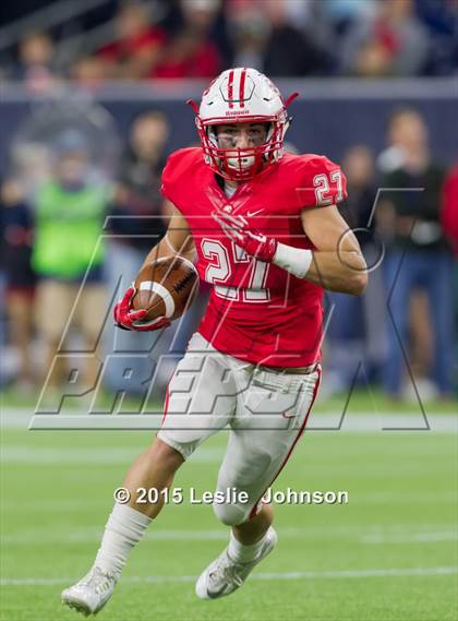 Thumbnail 2 in Katy vs. Lake Travis (UIL 6A Division II Final) photogallery.