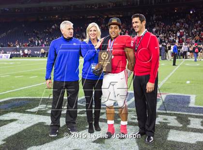 Thumbnail 2 in Katy vs. Lake Travis (UIL 6A Division II Final) photogallery.