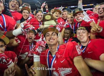 Thumbnail 2 in Katy vs. Lake Travis (UIL 6A Division II Final) photogallery.