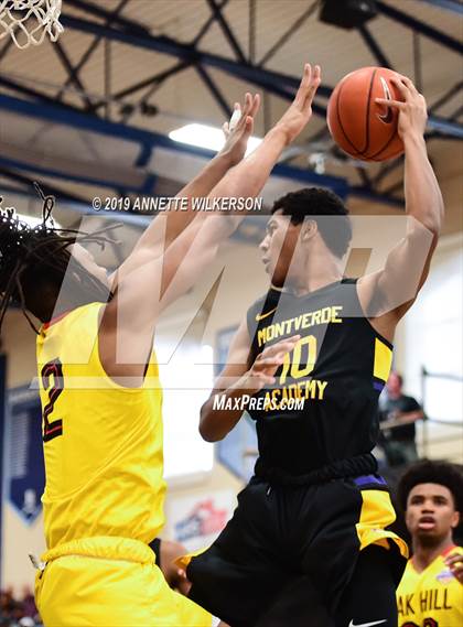 Thumbnail 2 in Monteverde Academy vs. Oak Hill Academy (ARS/Rescue Rooter National Hoopfest) photogallery.