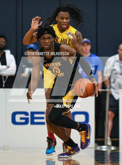 Thumbnail 3 in Monteverde Academy vs. Oak Hill Academy (ARS/Rescue Rooter National Hoopfest) photogallery.