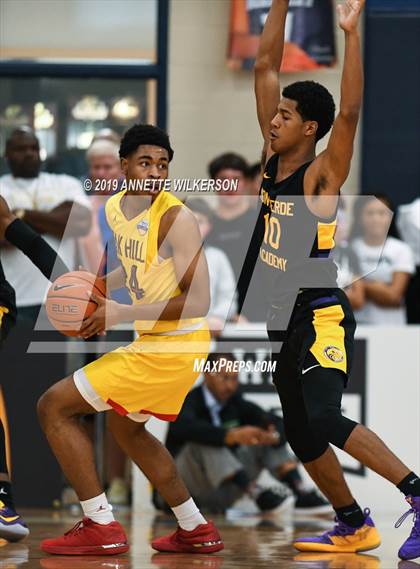 Thumbnail 1 in Monteverde Academy vs. Oak Hill Academy (ARS/Rescue Rooter National Hoopfest) photogallery.