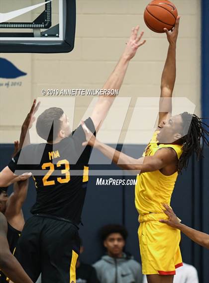 Thumbnail 3 in Monteverde Academy vs. Oak Hill Academy (ARS/Rescue Rooter National Hoopfest) photogallery.