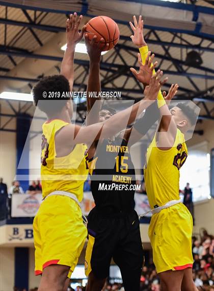 Thumbnail 1 in Monteverde Academy vs. Oak Hill Academy (ARS/Rescue Rooter National Hoopfest) photogallery.
