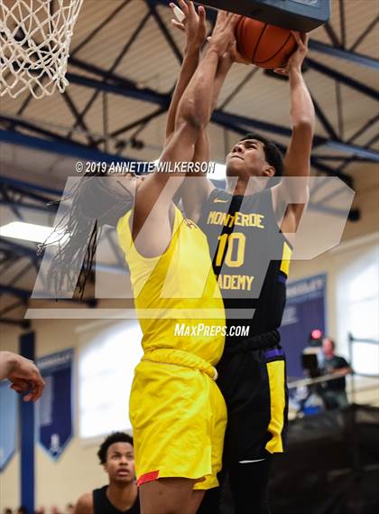 Thumbnail 3 in Monteverde Academy vs. Oak Hill Academy (ARS/Rescue Rooter National Hoopfest) photogallery.